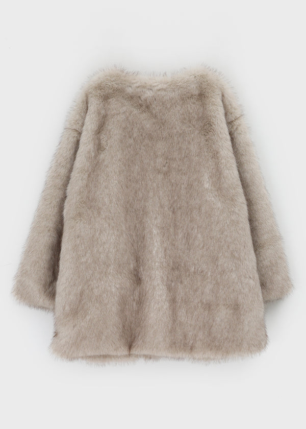 Muku Overfit Half Fur Jacket (Set Available)