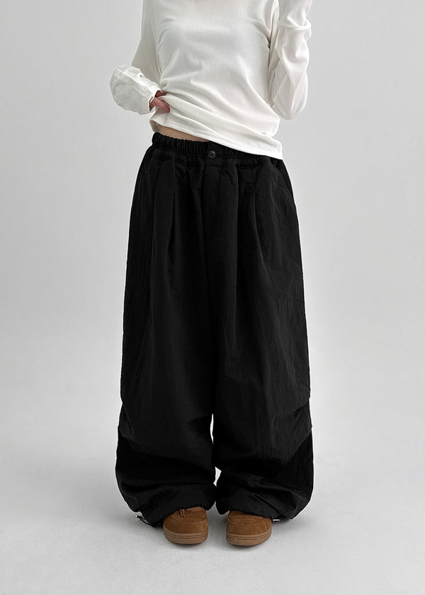 (UNISEX) Kennut Wide Balloon Padded Banding Pants