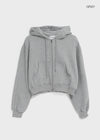Selang Two Way Sheep Fleece Hooded Zip Up