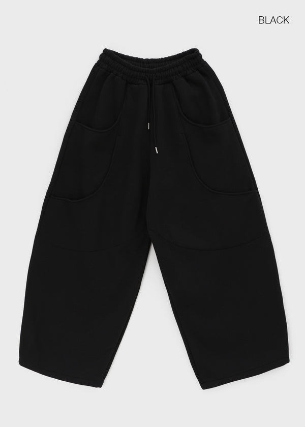 (UNISEX) Toang Slit Balloon Wide Two-Way Banding Pants (F/W Ver.)