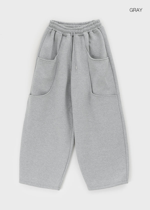 (UNISEX) Toang Slit Balloon Wide Two-Way Banding Pants (F/W Ver.)