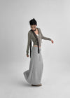 Noser Woolen Fleece Long Skirt