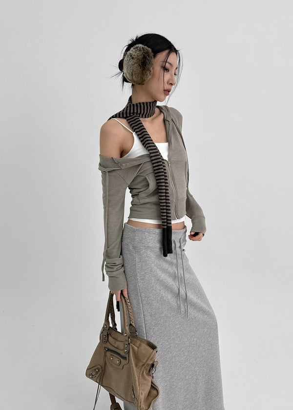 Zeroing Boa Fleece Fleece Sleeveless (Built-in Cap)