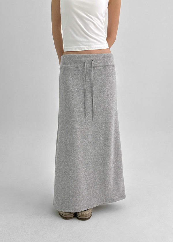 Noser Woolen Fleece Long Skirt