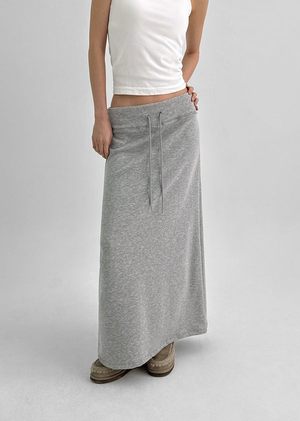 Noser Woolen Fleece Long Skirt