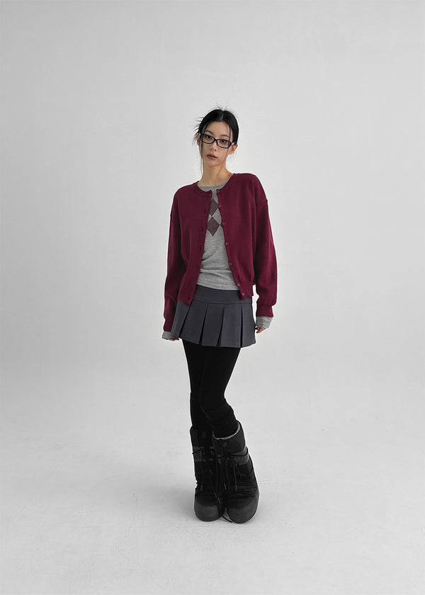 Nevict Round Knit Cardigan