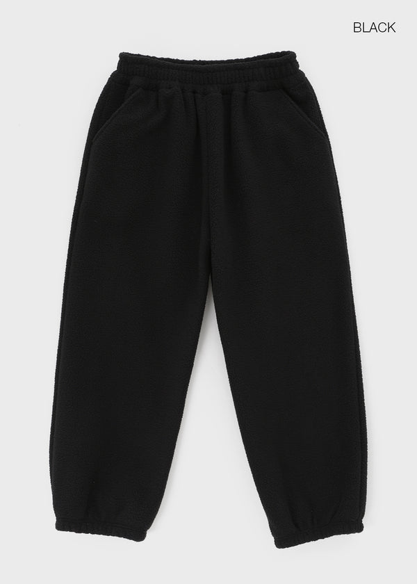 (UNISEX) Pondin Banding Fleece Wide Jogger Pants