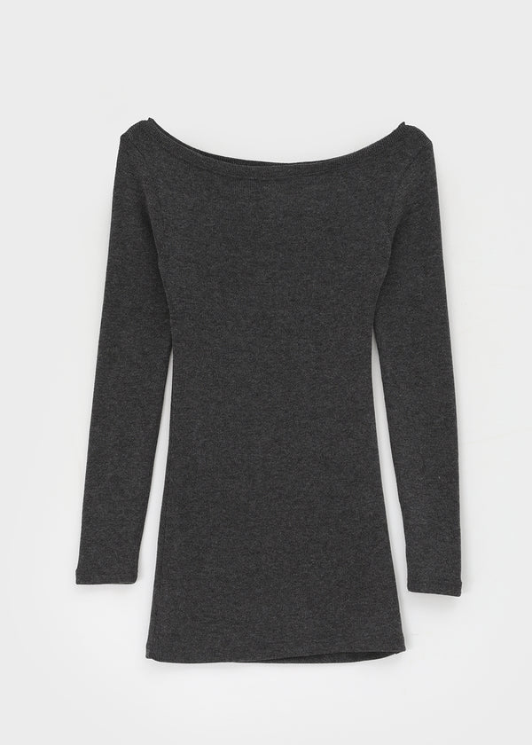 Lukens Boat Neck Mini Dress (Belt Set)