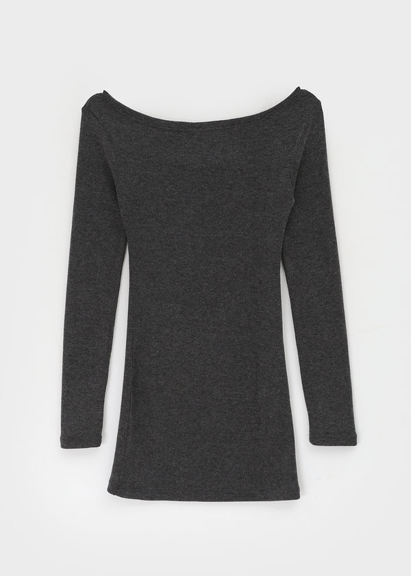 Lukens Boat Neck Mini Dress (Belt Set)