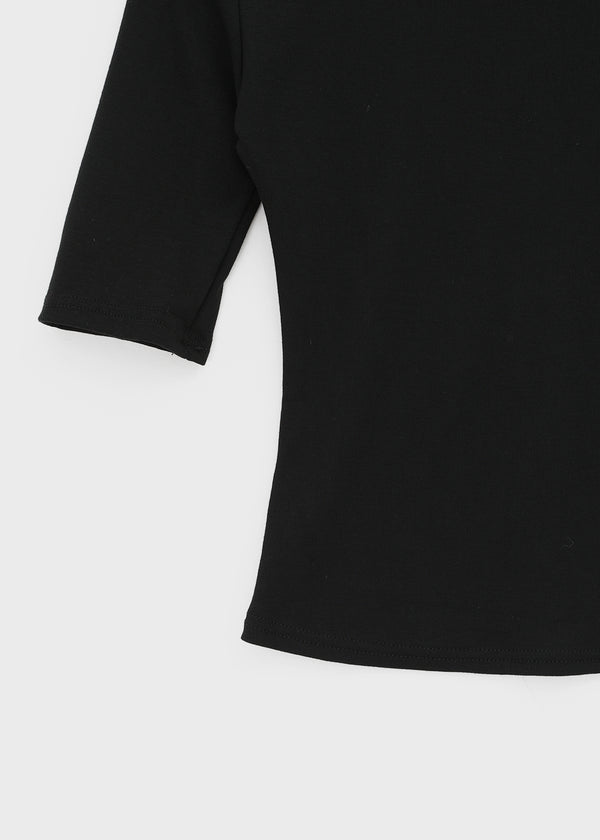 Ventora Semi-Crop Half-Neck Half-Sleeved T-Shirt