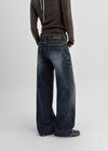 Runel Low-waist Straight Denim Pants