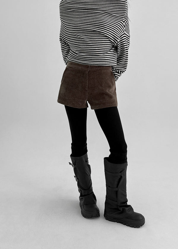 Noirbel Corduroy Micro Shorts