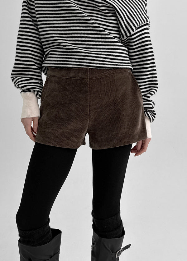 Noirbel Corduroy Micro Shorts