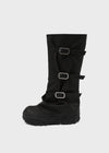 Serno Folding Buckle Leather Long Boots