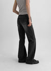 Nokel Fleece Bootcut Wide Denim Pants