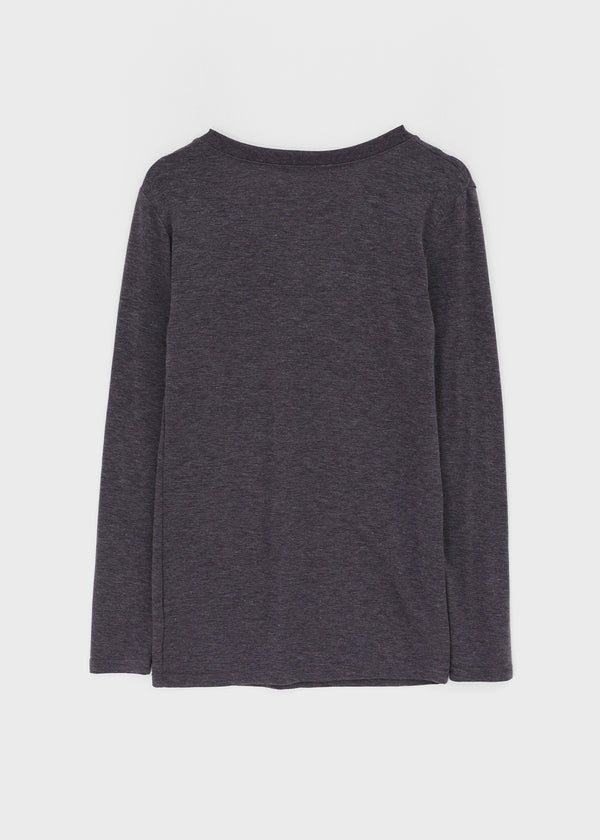 Belkir Wool V-neck Long Sleeve T-shirt