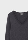 Belkir Wool V-neck Long Sleeve T-shirt