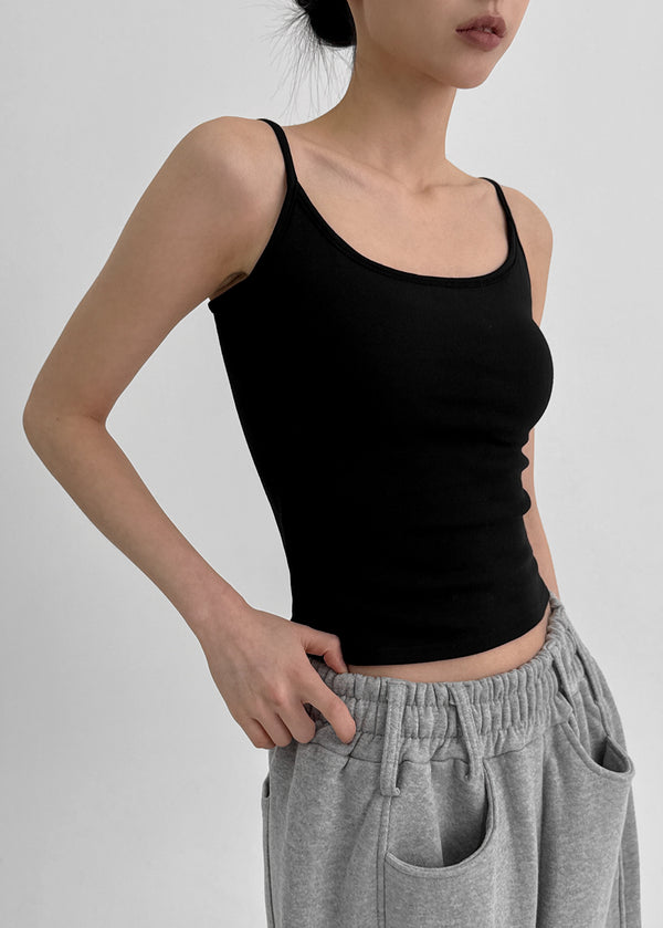 Harion Semi-crop Fleece Sleeveless (Built-in Cap)