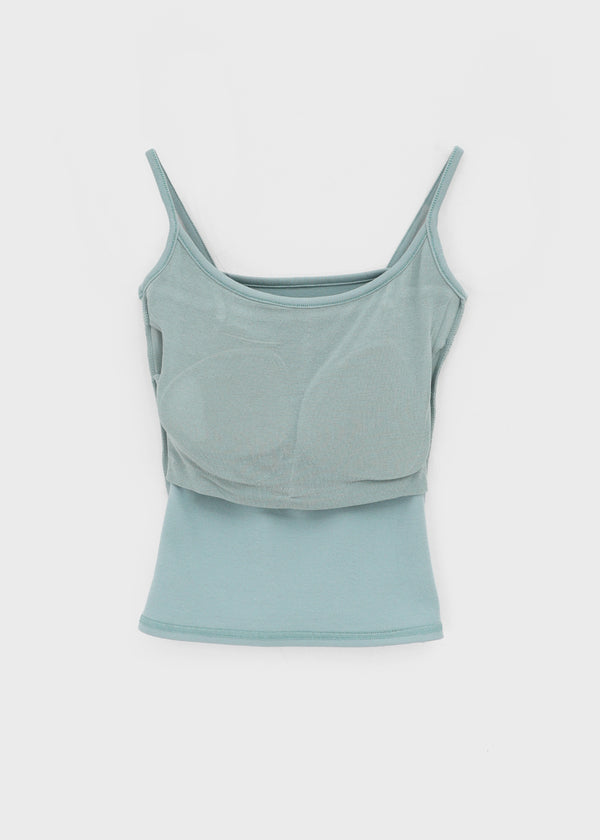 Harion Semi-crop Fleece Sleeveless (Built-in Cap)