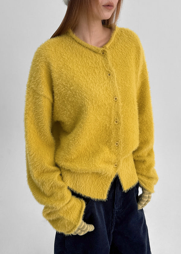 Rotion Fur Knit Cardigan