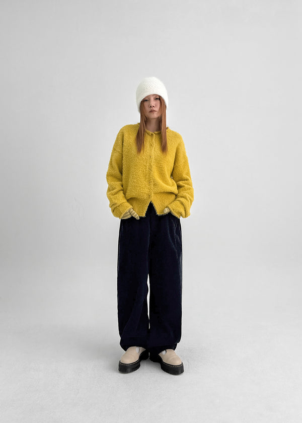 Rotion Fur Knit Cardigan