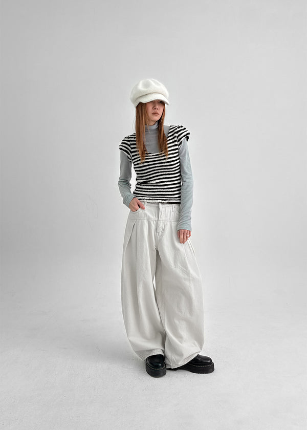 Helmon Stripe Unik Knit Short Sleeve T-shirt