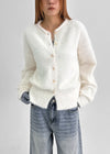 Rotion Fur Knit Cardigan