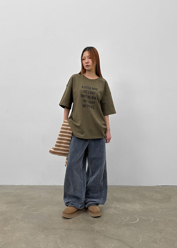 Littles Printed Overfit Short Sleeve T-shirt