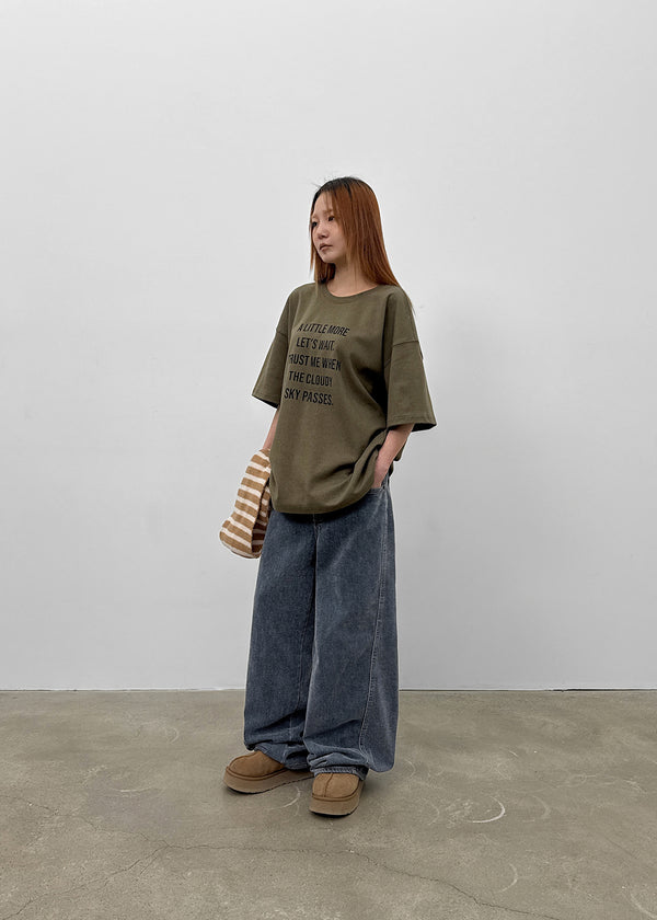 Littles Printed Overfit Short Sleeve T-shirt