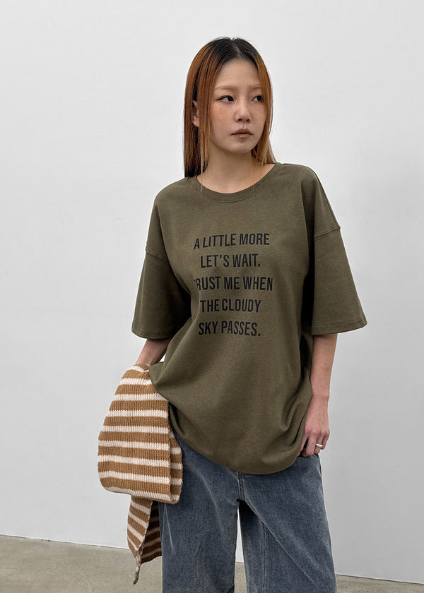 Littles Printed Overfit Short Sleeve T-shirt