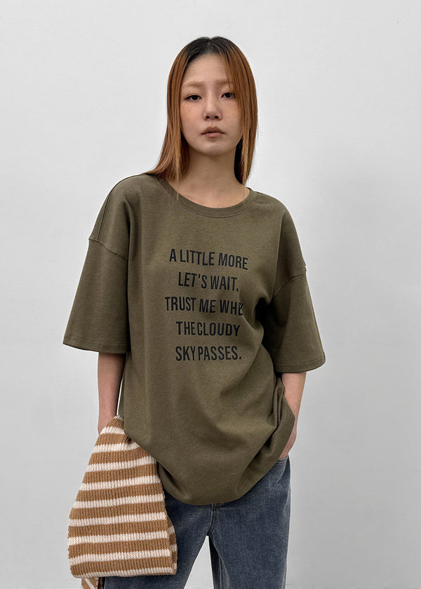 Littles Printed Overfit Short Sleeve T-shirt