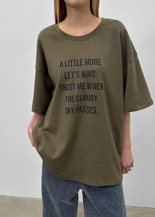 Littles Printed Overfit Short Sleeve T-shirt