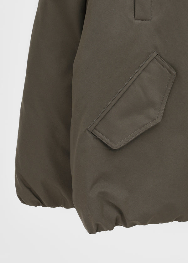 Leton Fur Padded Bomber Jacket