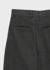 (UNISEX) Carlat Pintuck Wool Balloon Slacks