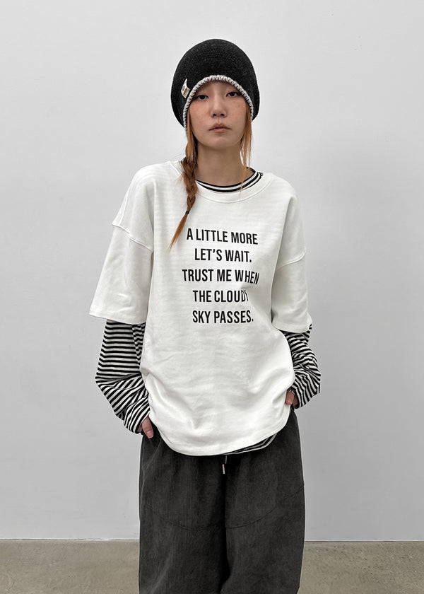 Littles Printed Overfit Short Sleeve T-shirt