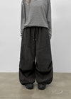 (UNISEX) Naples Corduroy Parachute Banding Pants