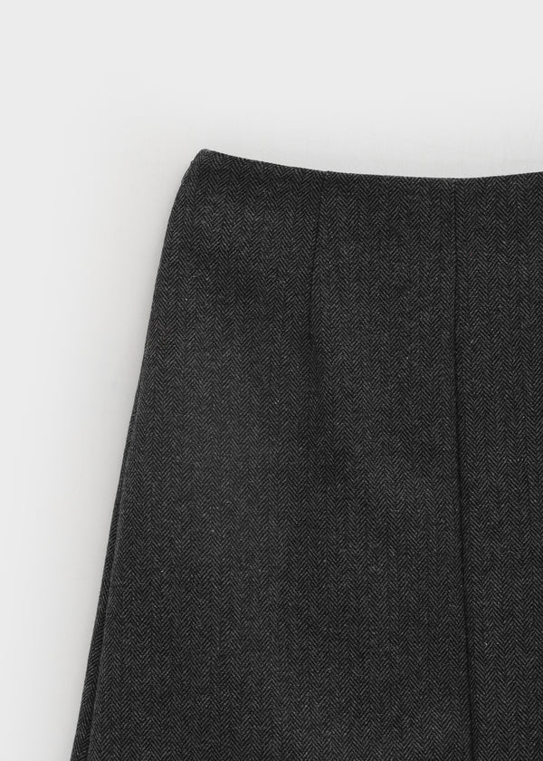 Cityeh Pleated Midi Skirt (50% Wool)
