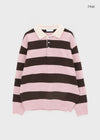 Parisian Striped Collar Wool Knit