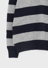 Parisian Striped Collar Wool Knit