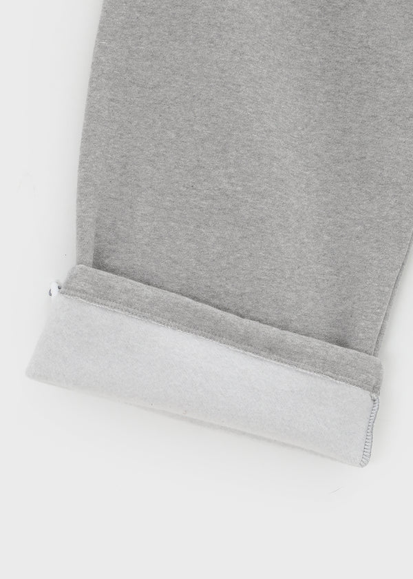 (UNISEX) Nojet Fleece Belt Wide Banding Pants