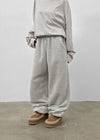 Shaunte Fleece String Banding Pants (Set Available)