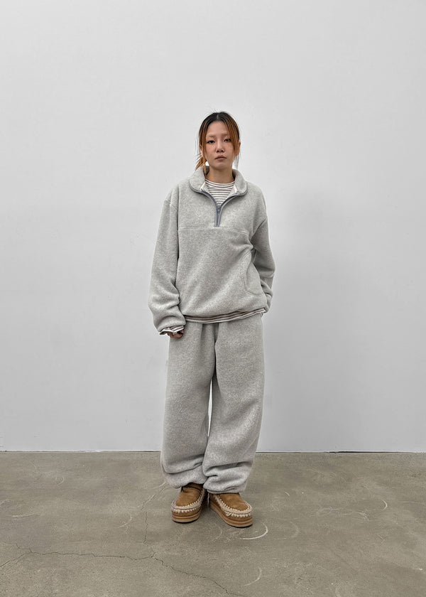Shaunte Fleece String Banding Pants (Set Available)