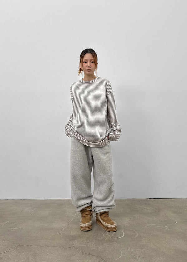 Shaunte Fleece String Banding Pants (Set Available)