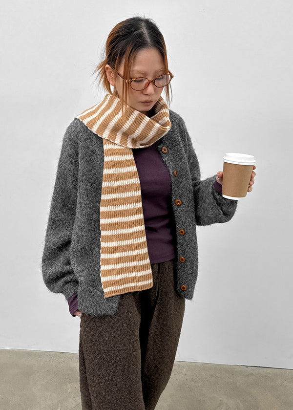 Shrint Boat Neck Ribbed Long Sleeve T-shirt