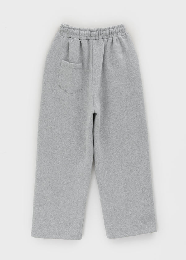 Delaying Cut-out Fleece String Pants