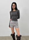 Walong Peach Skin Fit Tencel Long Sleeve T-shirt (40% Wool)