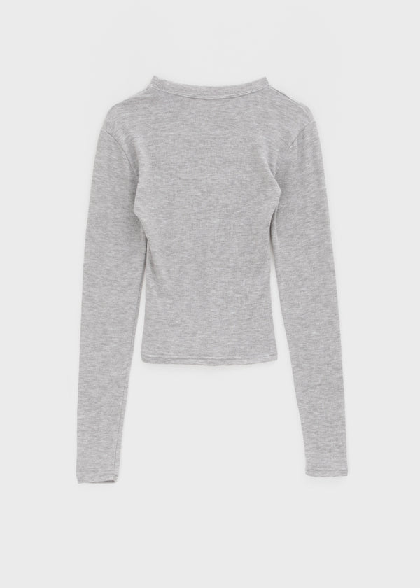 Walong Peach Skin Fit Tencel Long Sleeve T-shirt (40% Wool)