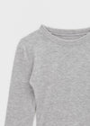 Walong Peach Skin Fit Tencel Long Sleeve T-shirt (40% Wool)
