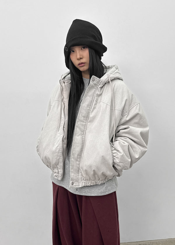 Hamilk Button Open Beanie