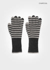 Calmit Stripe Wool Touch Gloves
